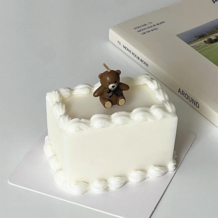 Simulation Decorated Cake Silicone Mold Candle Silicone Mold Soap