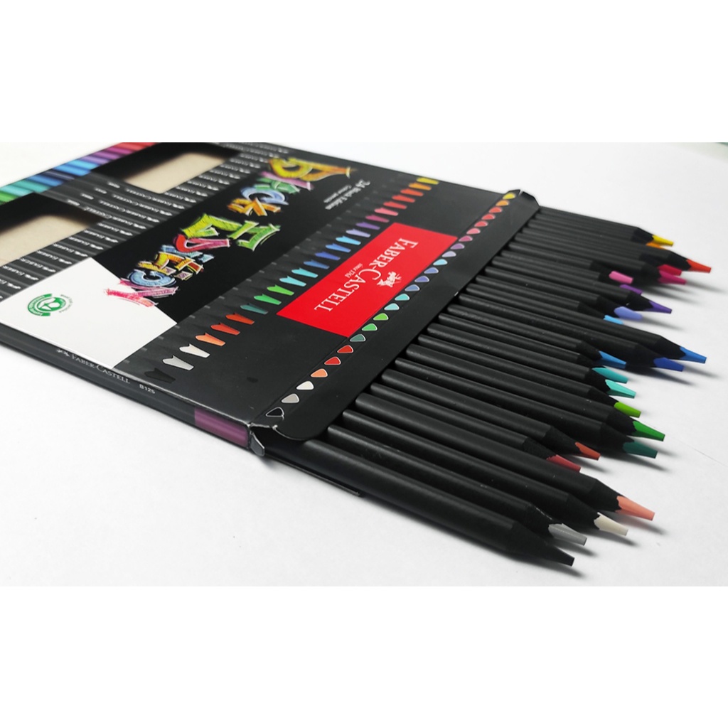 

IK! Pensil Warna Faber Castell Black Edition 36 Warna / Black Edition Colour Pencil Set 36