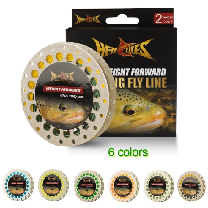 HERCULES Fly Fishing Line Floating Weight Forward Fly Line with