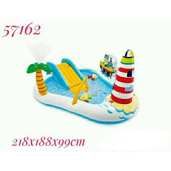 Kolam renang anak prosotan fishing fun play center intex type 57162