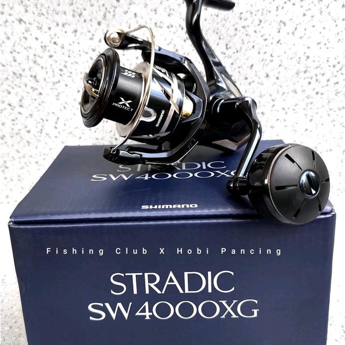 BARU REEL SHIMANO STRADIC SW 4000 5000 6000 8000 10000 PG HG XG, REEL PANCING LAUT , POWER HANDLE ,