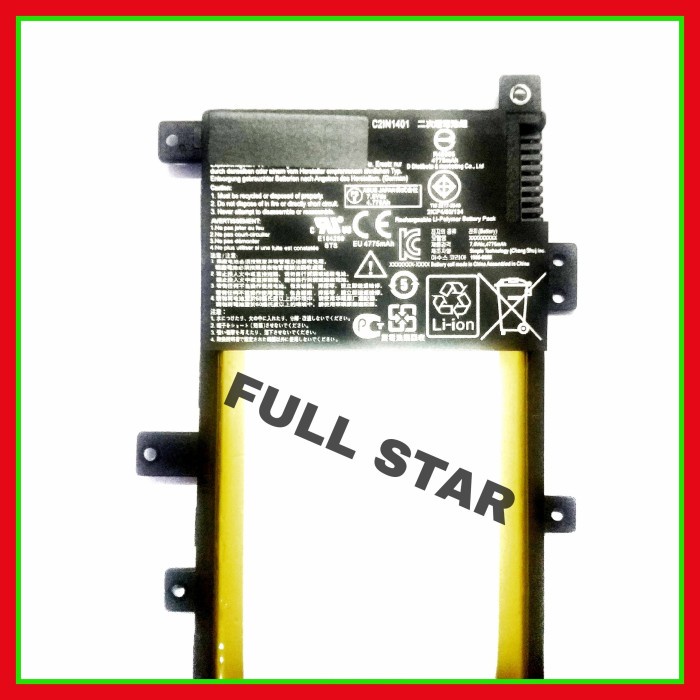 BATERAI ASUS A455L A455 A455LD A455LF A455LN A455LJ X455L C21N1401