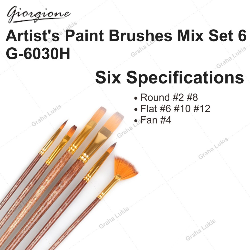 

IK! Giorgione Brush set G-6030H mix set 6