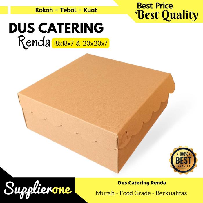 ada- Dus Catering 25PCS / Box Nasi / Kemasan Ayam Bakar / Box Catering / Lunch Box / Dus Nasi /