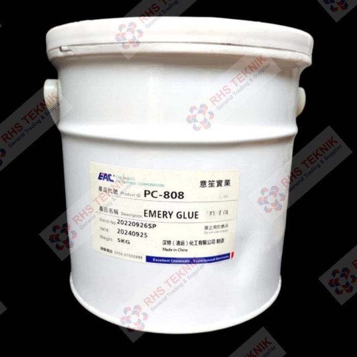 Diskon Lem Emery Pc-808 5Kg Lem Perekat Pasir Amril Serbuk Amplas Emery Glue