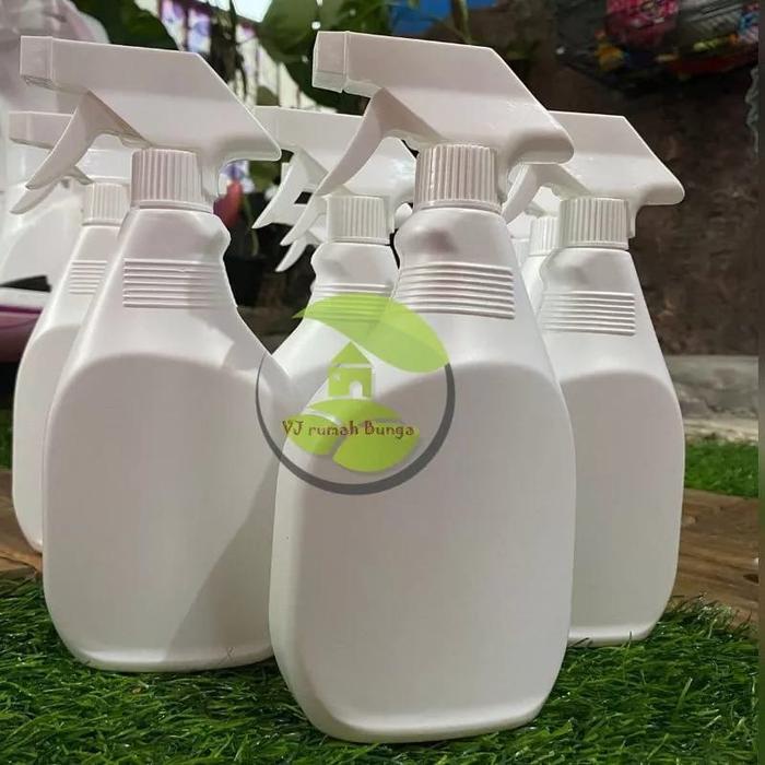 siapkirim- Botol sprayer HDPE putih tebal 500ml Plastik
