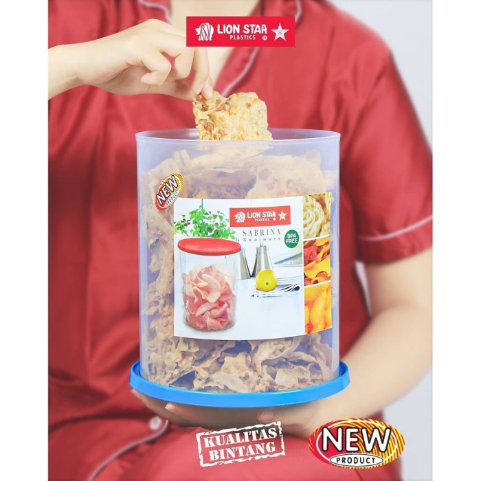 ada- TOPLES PLASTIK SABRINA 5 LITER LION STAR/SEALWARE KERUPUK JUMBO