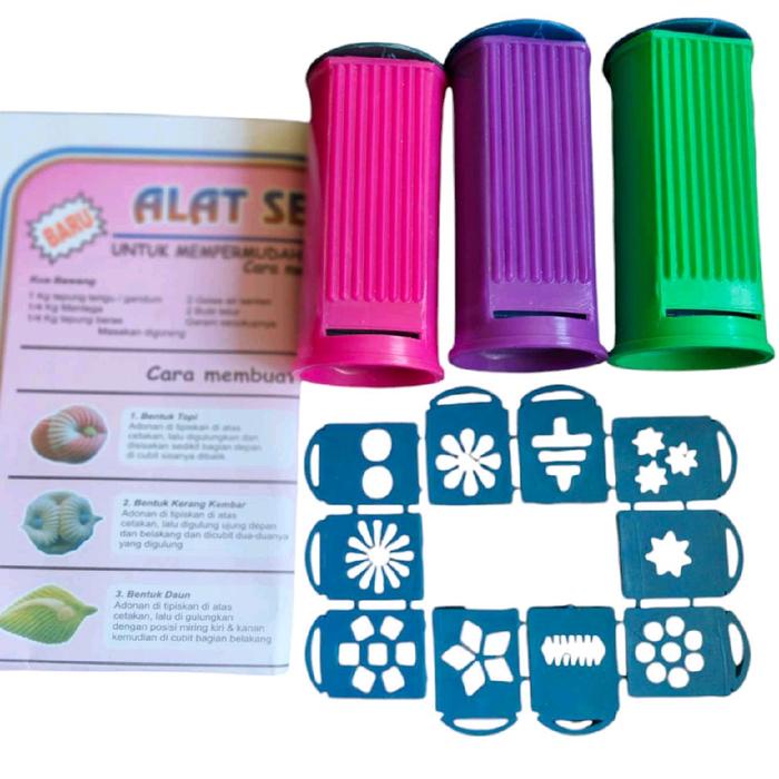 ada- Cetakan Kue Nastar Gulung Semprit dan Akar Kelapa Terbaru - Kitchenware Plastik