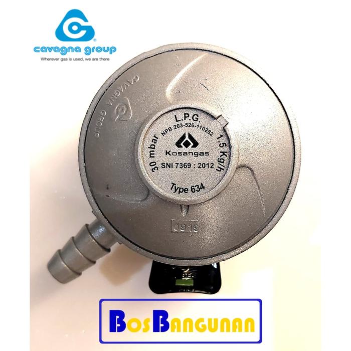 silahkan- Regulator gas / kepala gas Kosangas / Reca Italy