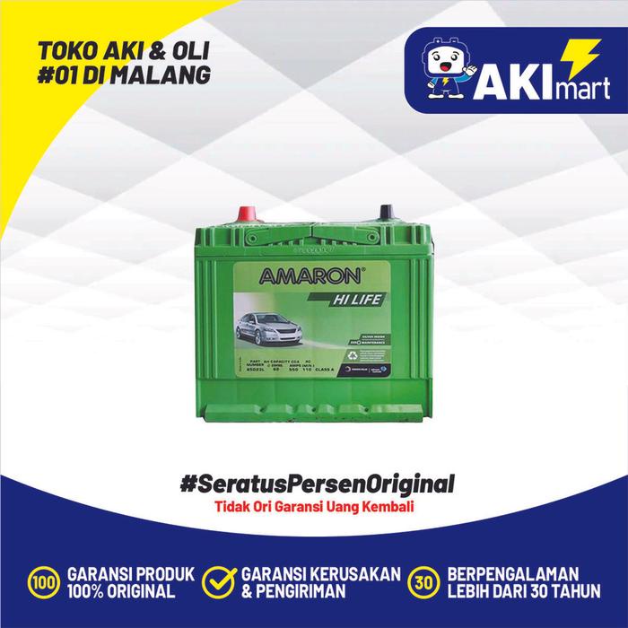 Aki Mobil Amaron Go 65D26L Accu Fortuner Diesel