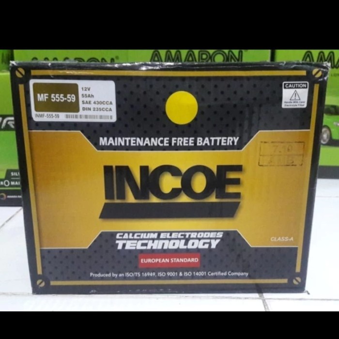 Aki 55 Ah Ampere Incoe Kering Incoe Mf 55559 Accu Mobil