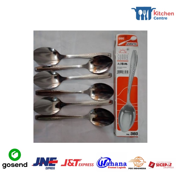silahkan- Sendok Makan Sunny Sendok Makan Stainless Sendok Tebal Sendok Lusinan
