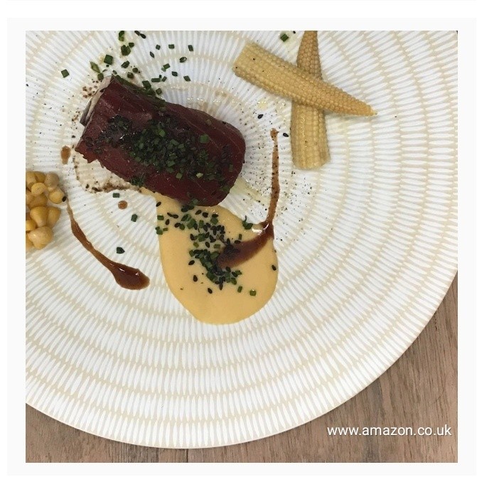 silahkan- Piring makan keramik dinner plate putih