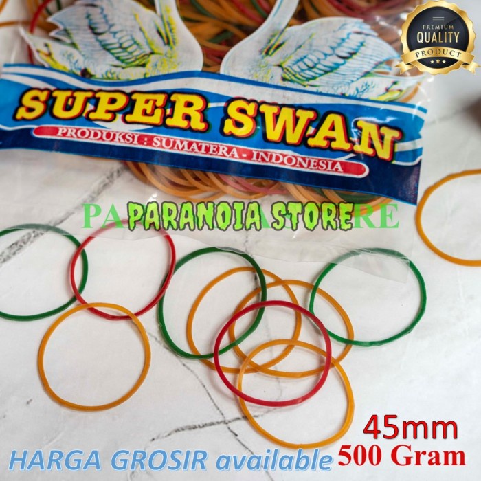 

New KARET GELANG BESAR PENTIL BENING SUPER SWAN 500GR