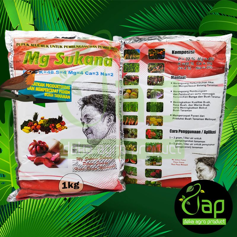 PUPUK PEMBUNGAAN DAN PEMBUAHAN MG SUKANA 1KG Sg sukana