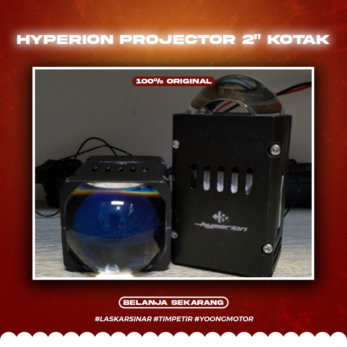 HYPERION PROJECTOR 2 INCH KOTAK ORIGINAL