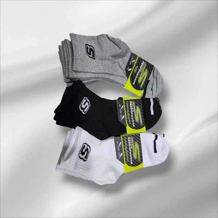 kaos kaki skecher quarter cutting unisex pria wanita original [KM]