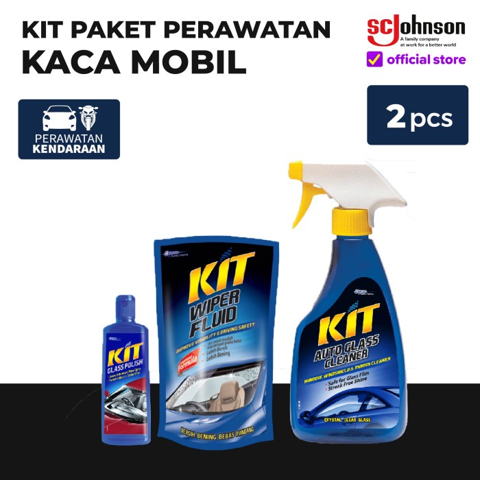 Kit Paket Perawatan Kaca Mobil