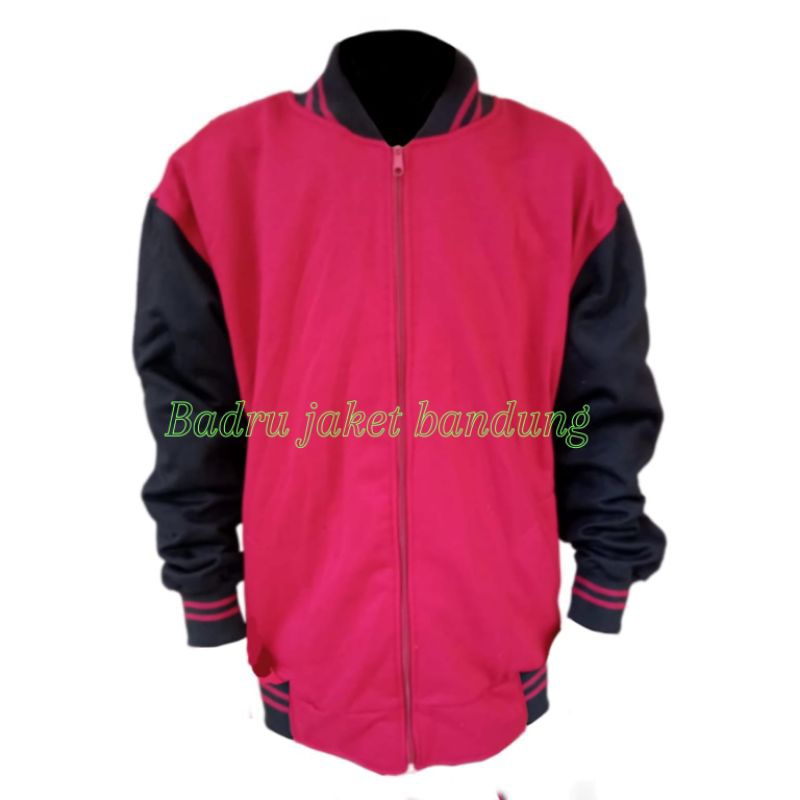 jaket switer baseball pria wanita size M.L.XL.XXL.XXXL