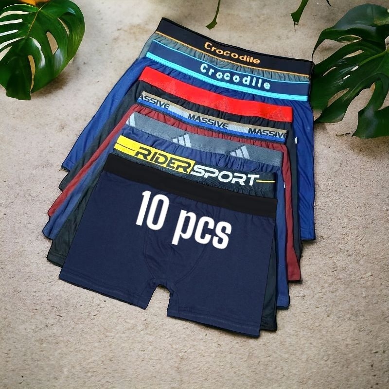 10 pcs celana dalam pria boxer premium