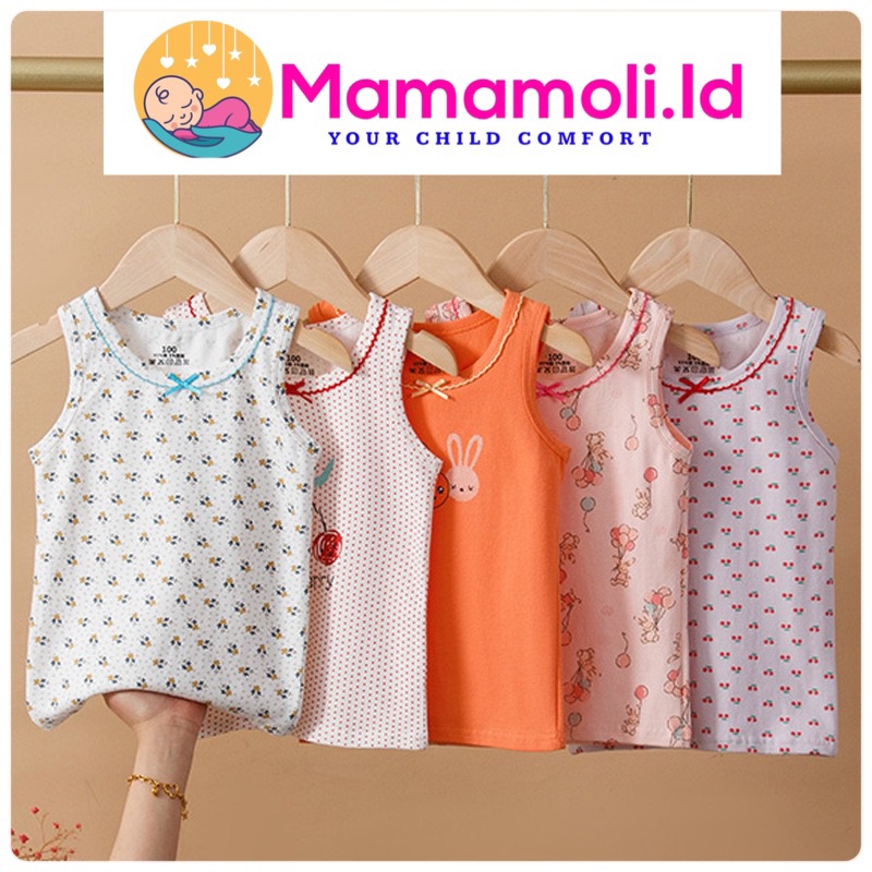 Singlet Anak Perempuan / Kaos Dalaman Anak Cewek / Kaos SInglet Anak