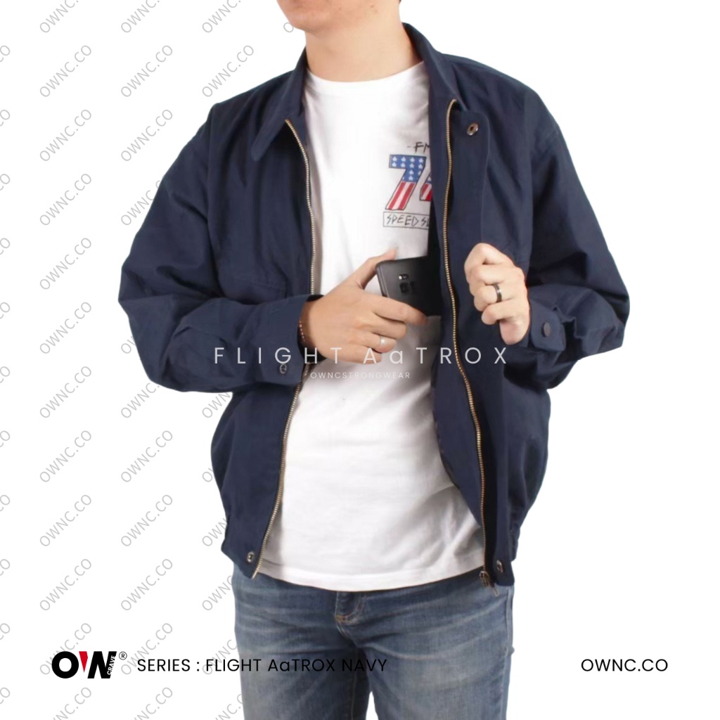 WOLV - Flight Wolv Original Jaket Pria Wanita