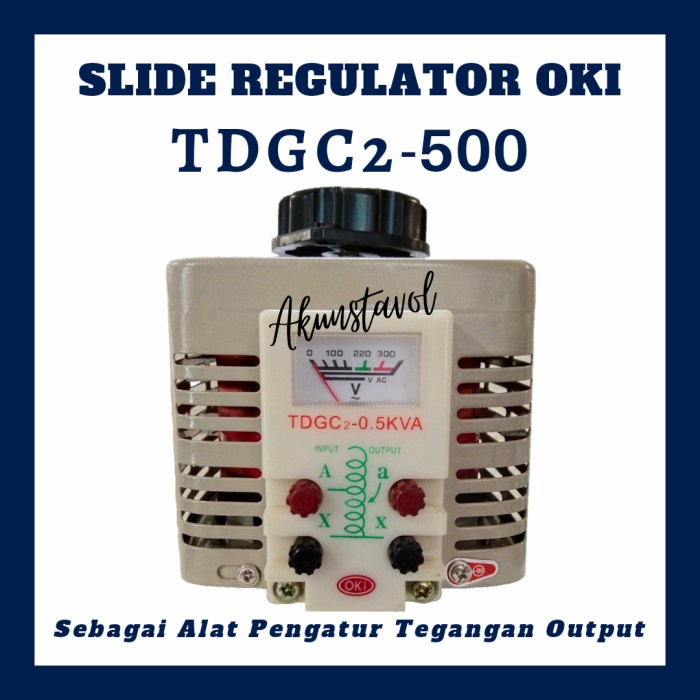 Ready Slide Regulator OKI TDGC2-500 - Slide Regulator 500 VA