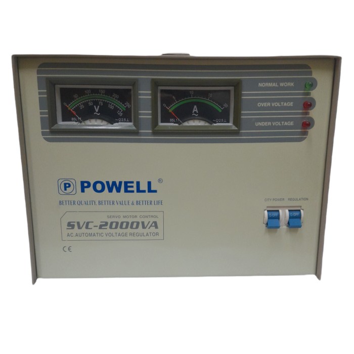 Ready Stabilizer 2000 Watt POWELL(SVC-2000VA)