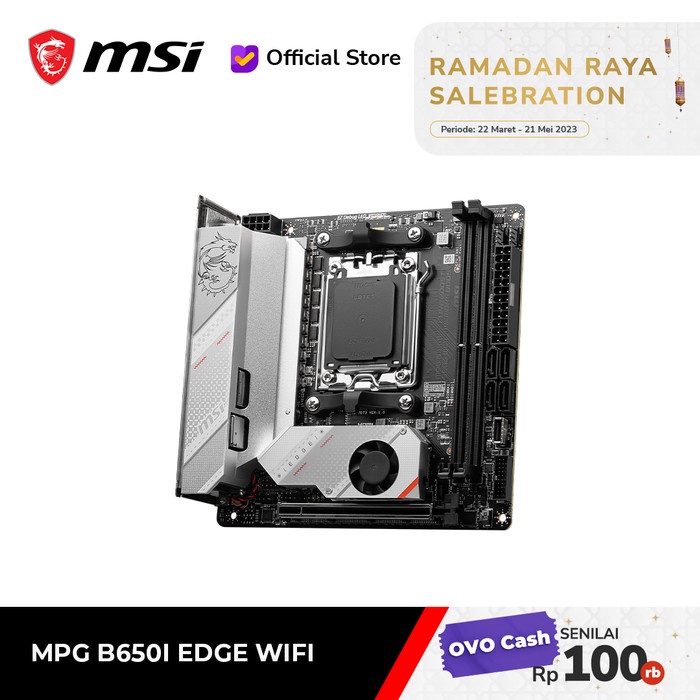 Ready MSI MPG B650I EDGE WIFI - Mini ITX Motherboard AMD AM5