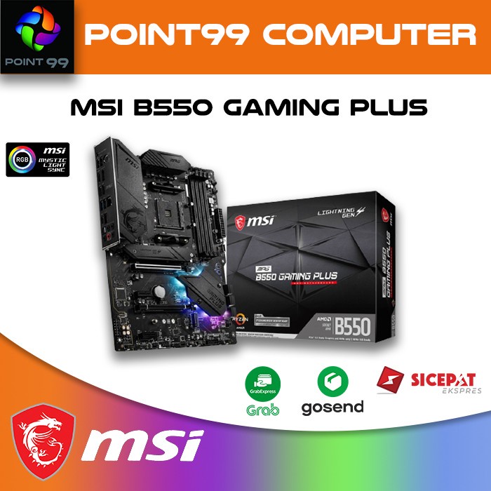 Ready MSI B550 GAMING PLUS