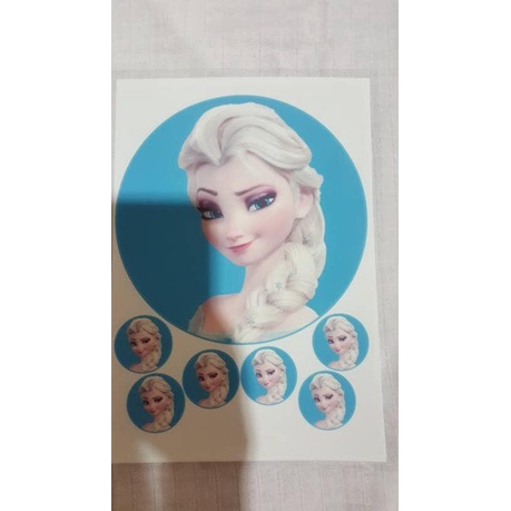 

CUSTOM Icing edible image elsa frozen