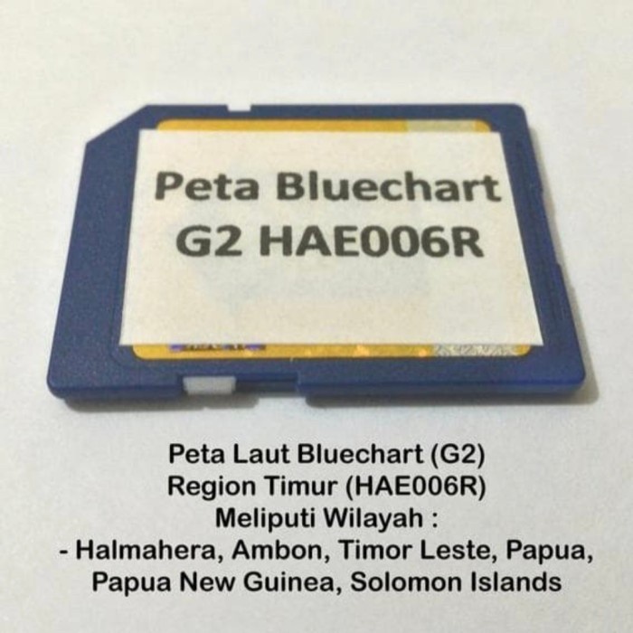 Ready peta laut garmin 585 bluechart region timur