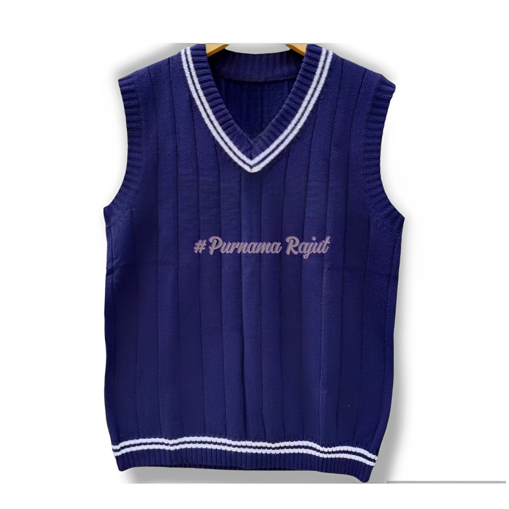 Rompi rajut atasan pria wanita premium baju rajut outerwear