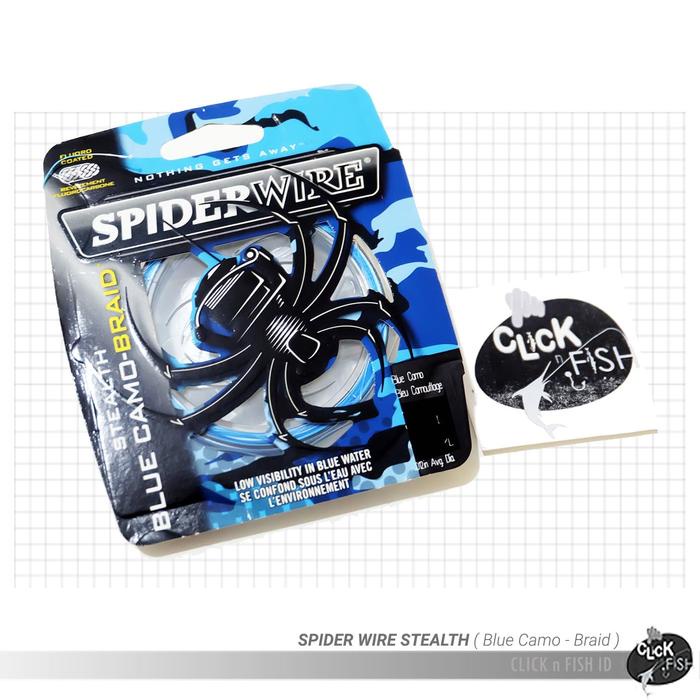 Ready Senar PE SpiderWire STEALTH braid Camo Blue Limited Ed