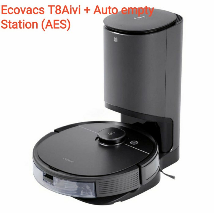 Combo Ecovacs DEEBOT OZMO T8 AIVI + Auto Empty Station Robot Vacuum