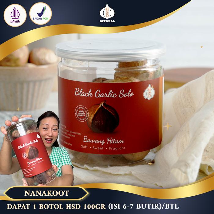 

Lalaa_Store Black Garlic Tunggal HSD 100g - Fermentasi 90 Hari, Alami BPOM