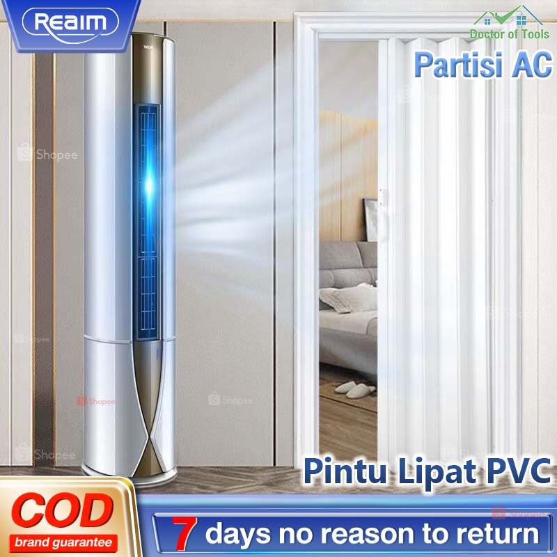 AYOOOLLARIZSS Reaim Pintu Lipat Pvc Kamar Penyekat Ruangan Pintu Kamar Mandi Pintu Kamar Mandi