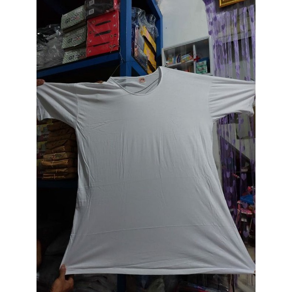 Kaos oblong 777 SUPER JUMBO 100% original/ oblong 777 putih polos