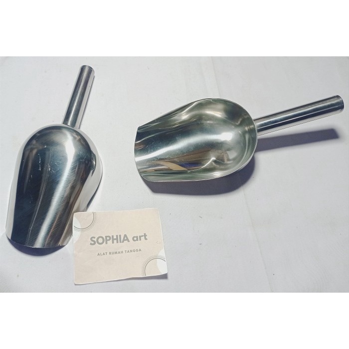 

Terlaris Sendok Sekop Serokan Stainless Es Batu Tepung Biji Kopi Serok Beras