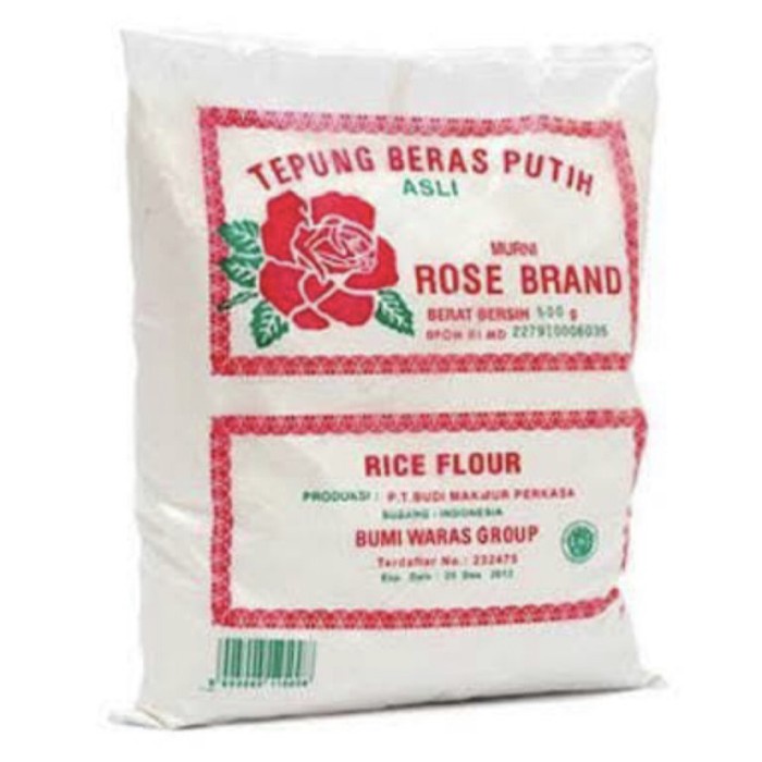 

Terlaris Tepung Beras Rose Brand 500 Gr