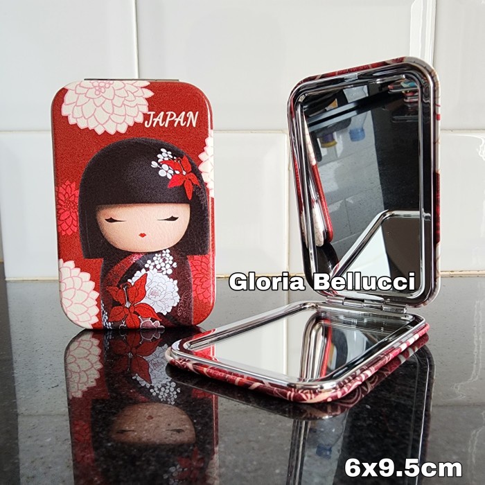 

New souvenir cermin kokeshi japan oleh oleh negara geisha jepang