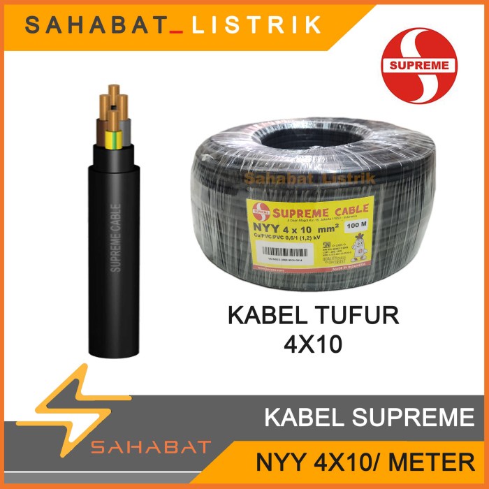 KABEL SUPREME NYY 4X10/ KABEL TUFUR 4X10...