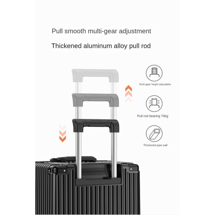 Fastclik Jackman 1931 Koper 22 Inch Aluminium Alloy Tsa Lock Anti Maling Pecah