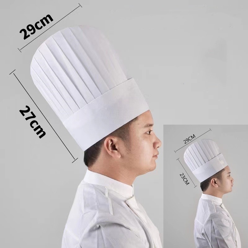 10 Pc 29Cm Topi Oi Chef Hat Topi Oi Eali Paai Topi Oi Ain Buan Tenunan Oval
