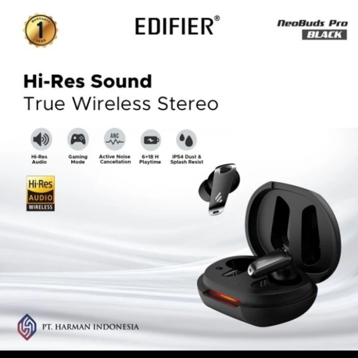 EDIFIER TWS NEOBUDS PRO HI-res Sound Hhit Active Noise Cancellation