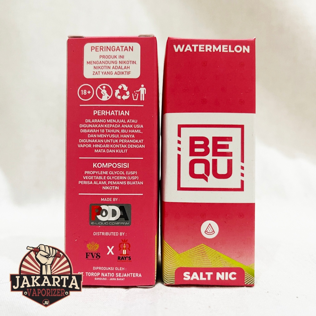 [SALT] BEQU WATERMELON SALTNIC 30ML 30MG BEKU BY FVS