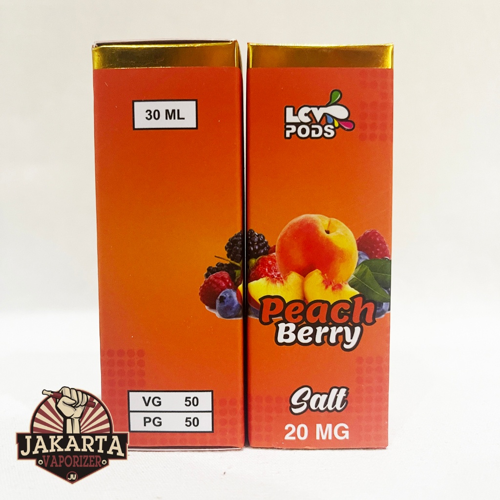 [SALT] LCV PEACH BERRY SALTNIC 30ML 20MG LIQUID SALT