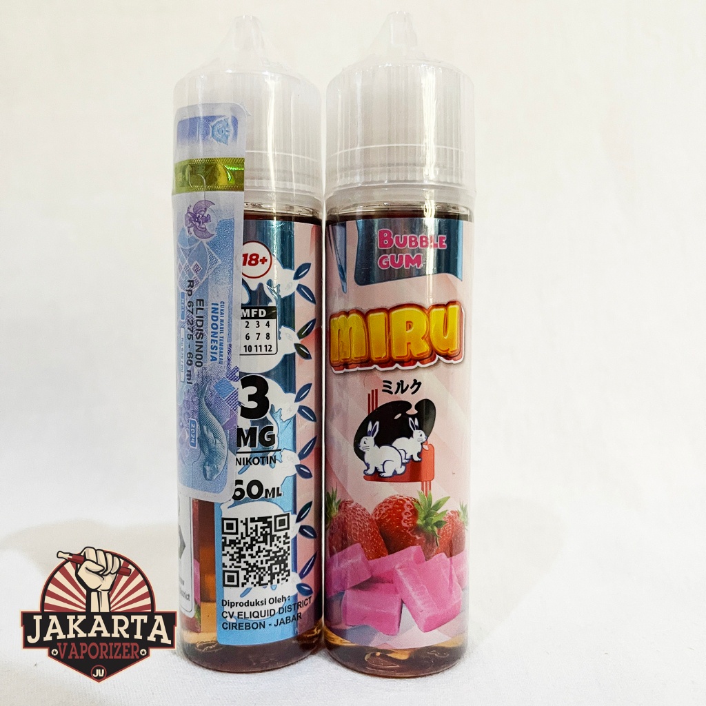 MIRU STRAWBERRY BUBBLEGUM ICE 60ML BY JOZOJO