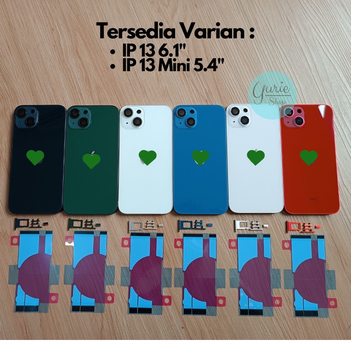 Housing Casing Kesing Back Door Fullset Iphone 13 / 13 Mini Original