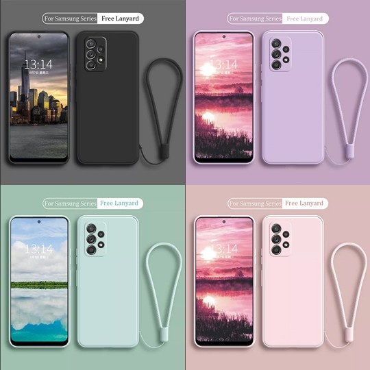 Case Samsung A32 A52 A72 Baby Skin FREE tali Fashion Cute Casing TPU